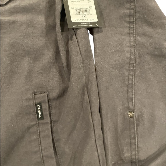 O'Neill Charcoal Shirt Jacket - Picture 4 of 12